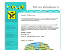 Tablet Screenshot of kuenzel-bremerhaven.de